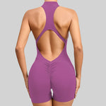 Summer Short Sports Jumpsuit Sleeveless Gym Set Women Yoga Clothes Rompers Workout One-piece Suit Outdoor Recreation Bodysuits