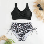 High Waist Bikini Set Sexy Push Up Swimsuit Women Print Beachwear Tummy Control Swimwear Adjustable Bathing Suit Bikinis 2026