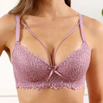 Beauwear Strapy 3/4 Molded Cup Bras for women Floral lace bras cup B with Wire-7004