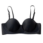 Push-Up Bras Women 1/2 Cup Underwear Sexy Lingerie Solid Color Wireless Fixed Cup Demi Bra Comfort Breathable Brassiere S-XL