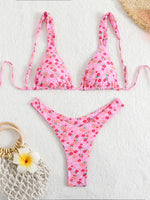 2026 Triangle Strappy Bikini Women Sexy Swimwear Female Brazilian Swimsuit Bathers Bathing Swimming Swim Suit Beachwear Summer