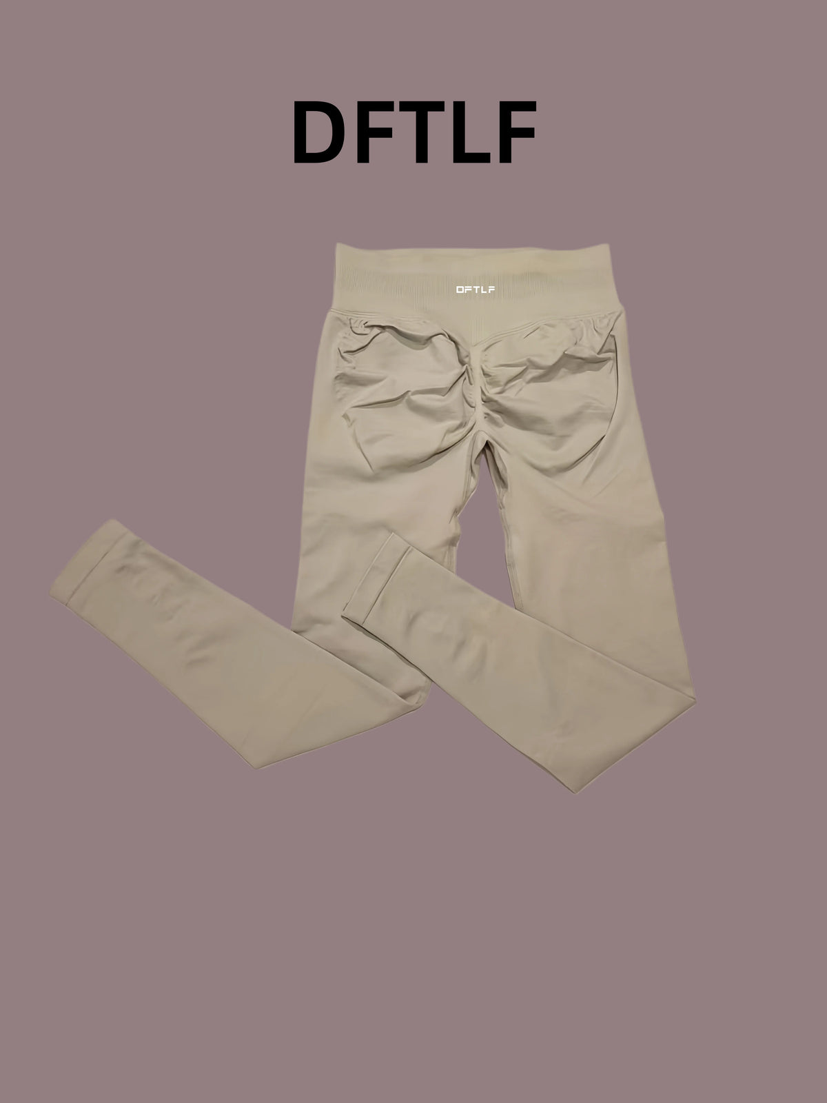 DFTLF Sports Yoga Pants Women High Waist Scrunch Butt Lifting Tummy Control Seamless Stretchy Soft Workout Leggings