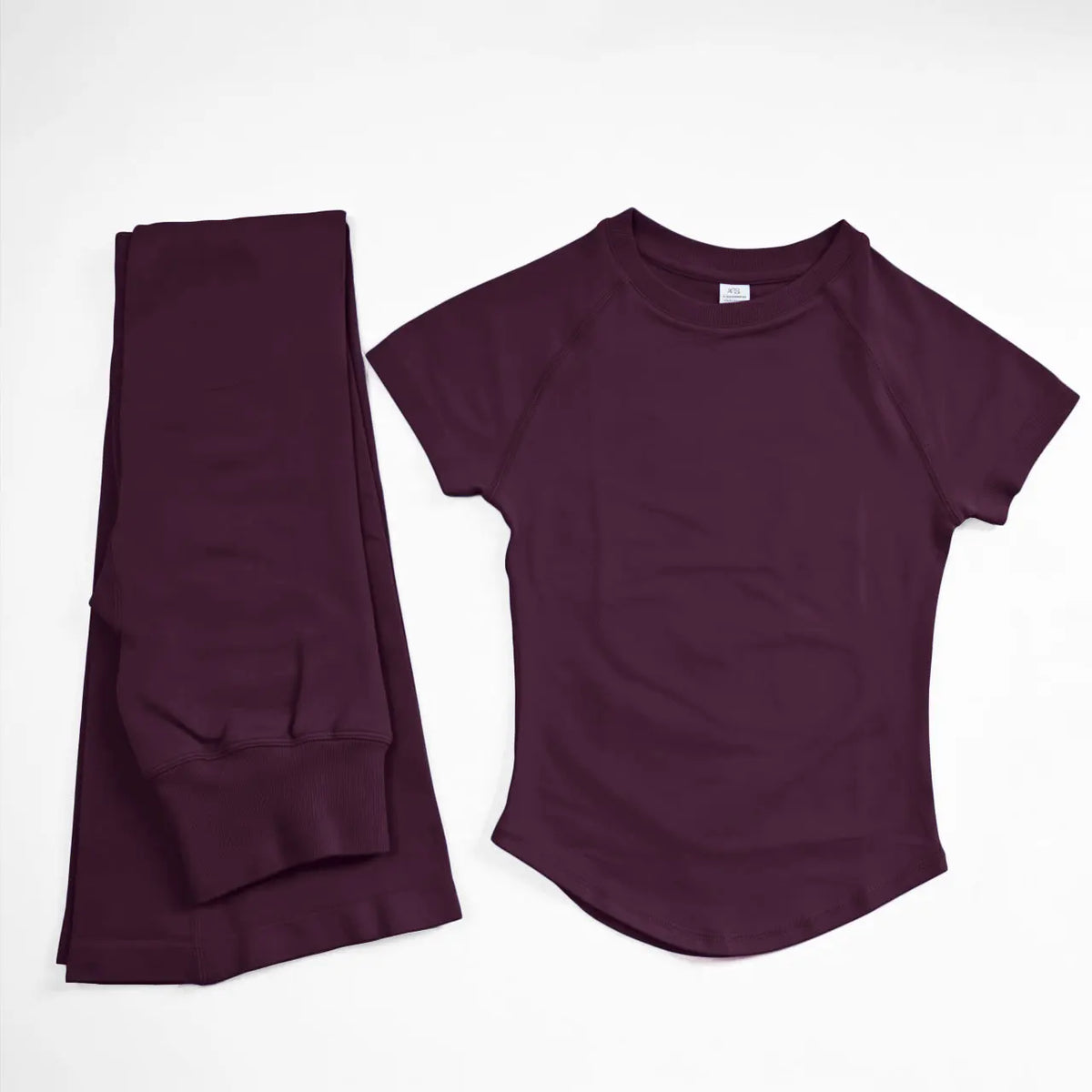 NCLAGEN Yoga Sets 2 Piece Women Short Sleeve Top And Flares Gym Clothes T-shirt & Pants Seamless Fitness Suit Sport Outfit