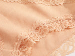 3PCS Sexy Lace Cotton Pants Women Low Waist Panties Underwear S-XL Solid Color Ladies Briefs Lingere Underware Comfortable Women