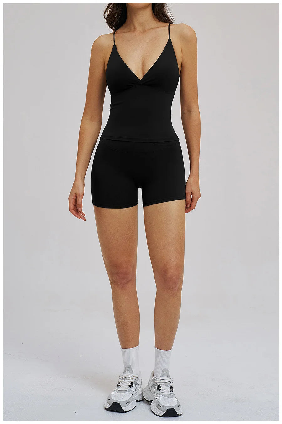 Women 2 Piece Gym Workout Set Female Bra Yoga Shorts Vest Fitness Wear Quick-DrySports Bra Suits Sportswear Tracksuit Outfits