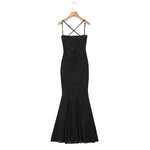Backless Lace Up Trumpet White Party Dress Vestidos Para Mujer Sexy New in Long Dresses 2025 Spring Summer Elegant Sundress