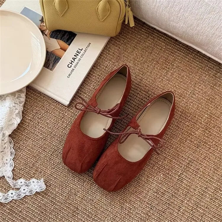 Design Women Mary Jane Shoes Fashion Shallow Slip On Shoes Spring Autumn Ladies Outdoor Party Dress Ballet Flats Shoes