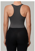 Women's Nude Yoga Vest Slim Fit Beautiful Back Sports Top Running Casual Fitness Tight Top