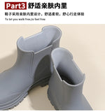 Rain Boots Women Garden Galoshes Waterproof Rubber Chelsea Boot Female Non-slip Rainshoes Fishing Water Shoes Botas Lluvia Mujer