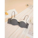 Sexy Push Up Bra Small Breasts Women, Pure Sensual Lace Lingerie Set Summer Thin No Empty Cup Gather Support Beautiful Bralette