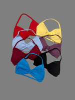 DFTLF Impact Strappy Bra Women Seamless Gym Underwear High Support Halter Sexy Sports Clothing Push-up Yoga Workout Tank Top