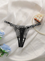 Women's sexy embroidered lace underwear with no trace low waist breathable easy to wash and dry triangular pants C860