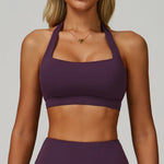 U-Neck Sports Underwear Women Yoga Bra Fitness Top Gym Workout Underwear Female Breathable Yoga Bras Roupas Feminina Yoga Tops