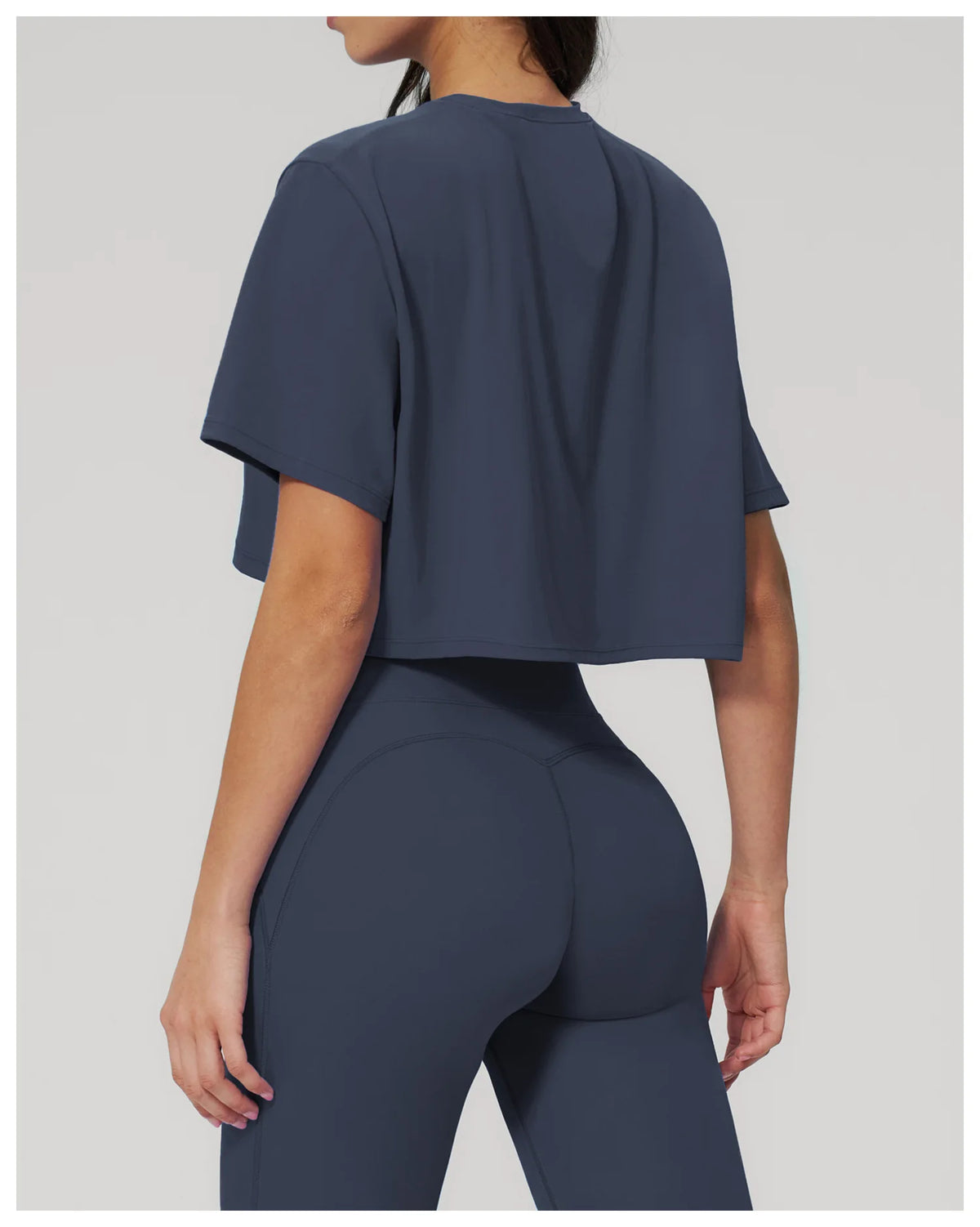 Impact Short Sleeve Yoga T Shirts Women Solid Color O Neck Loose Sports Tops Outwear Gym Running Fitness Workout Suits