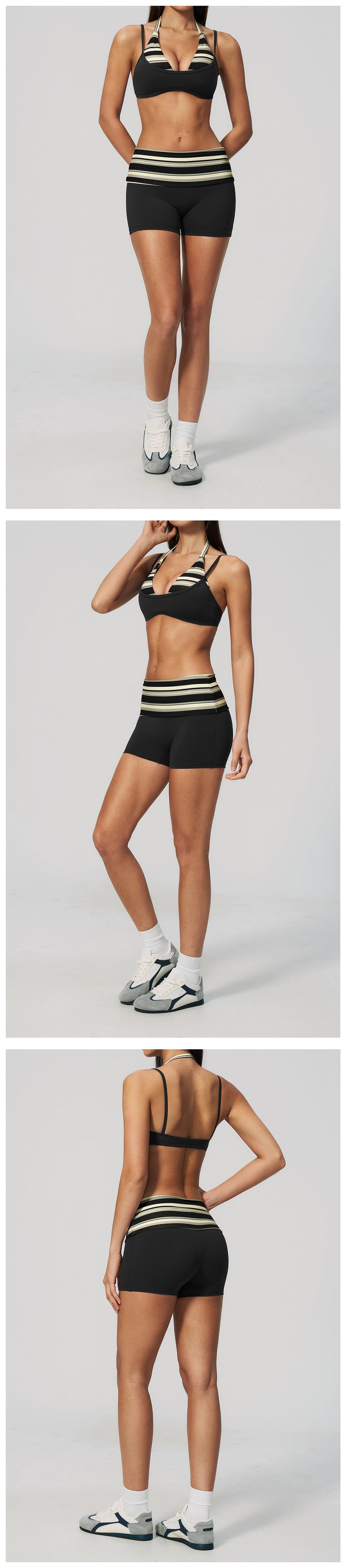 Yoga Set 2PCS Fitness Set Women's Tracksuit Sports Outfits Workout Clothes Female Running Capri Pants Gym Suit Athletic Wear