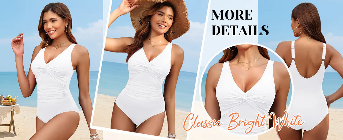 S - XXL Twist Front V Neck One Piece Swimsuit Women Swimwear Female Slim Monokini Backless Bathing Suit Swim Beachwear Bodysuit
