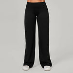 Women Straight Yoga Leg Bottoms Soft Stretchy Fabric Women's Yoga Pants GYM Sweat-Wicking Properties Running Sport Trousers
