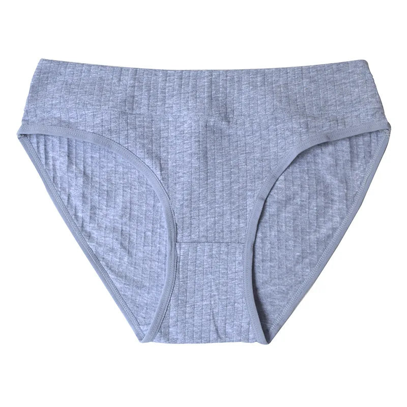 2Pcs/Set Cotton Panties Women Low Rise Underwear Solid Color Comfort Breathable Briefs Sexy Lingerire M-XL Seamless Intimates