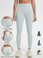 Hearuisavy Summer Ultra-Soft Fabrics High Waist Gym Quick-Dry Yoga Pants Running Workout Pants Push Up Sports Leggings Women