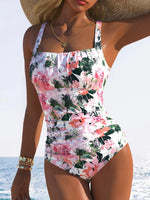 Sexy Black Striped Swimwear Women 2026 Pleate Push Up Tummy Control One Piece Swimsuit Large Size Beach Bathing Suit Monokini
