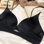 MOYISU Sexy Wireless Minimizer Bra - Seamless Backless Bralette for Large Chest, Anti Sagging Front Closure Breathable Comfort