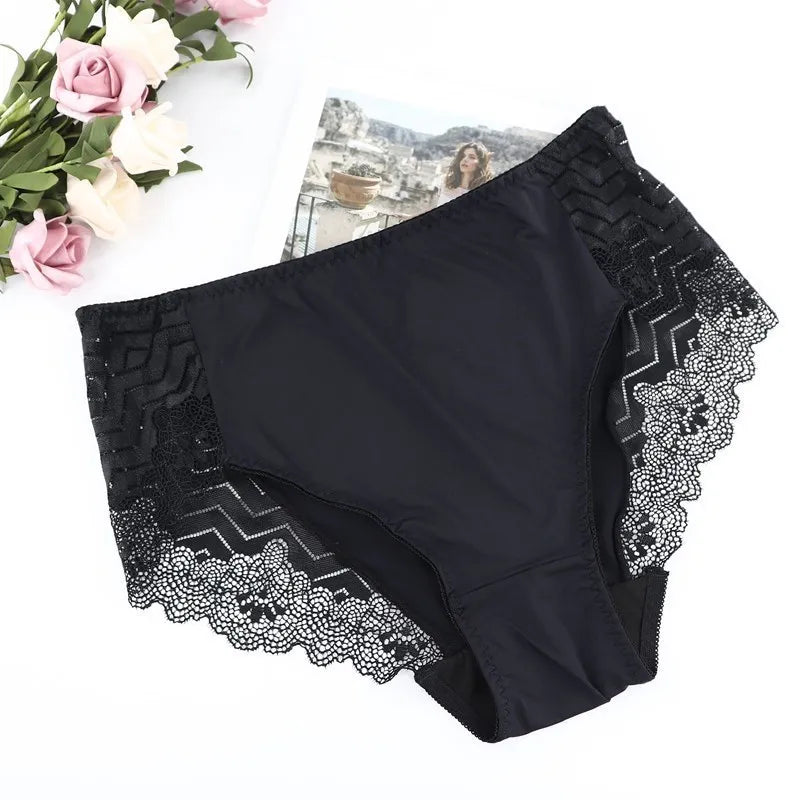 Beauwear Plus Size Sexy Panty Briefs Lace Panties Women Underwear Lingerie 2XL 3XL 4XL 5XL Fit For Big Hips