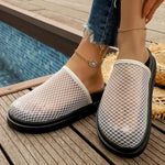Flat Bottom Sandals Women's Summer NewOutdoor Beach Holiday Slippers Soft Sole round Head