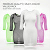 1PC Women Sexy Fishnet Beach Cover Up Long Sleeves Hollow Out Bodycon Dress See Through Summer Swimwear