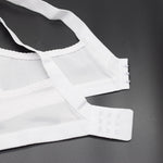 Plus Size Bralette Womens Bra Lace Wireless Perspective Minimizer Sexy Lingerie BH Tops Female Underwear Full Cup B C D E F