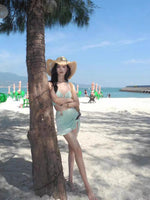 New Sexy Bikini Swimsuit for Women, Covering Flesh and Slimming, High-end Feeling, Spicy Girl Beach Vacation Three Piece Set