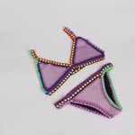 Bikini Crochet 2026 Handmade Knit Patchwork Reversible 2 Piece Swimsuit Women Halter Top Brazilian Bathing Suit Thong Swimwear