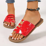 Women Slippers 2026 New Minimalist Fashion Flat Sandals Summer Outdoor Beach Slippers Lightweight Woman Shoes Slides Women