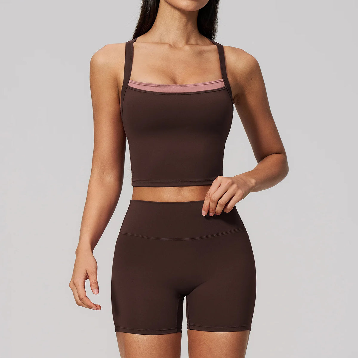Yoga Set Women Tracksuit 2 Piece Gym Clothing Sportswear Running Tank Top Fitness Leggings Workout OutfitsAthletic Wear Suit