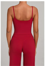 GYM Tank Top With Built In Bra women's Yoga clothing running Square Neck fitness vest beautiful back sports Workout