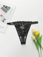 High Quality New Sexy Underwear For Women's Lace Transparent Hollow 3/4 Bra Gathering Steel Ring Push Up Underwear Set HR2634