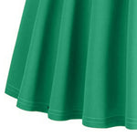 Women Skirt A-line Big Swing Belted Tight Waist Bow Decor Solid Color High Waist Soft Ruffle Summer Dating Party Midi Skirt