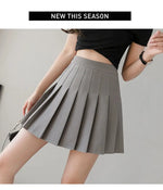 Mini Skirts Womens 2024 Summer Japanese School Pleated Skirts High Waist Kawaii Cute Pink Plaid Skirt Uniform Harajuku Jupe