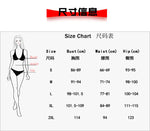 2025 Three Pieces Bikini Set Cover Up Swimwear Women Swimsuit Print Long Sleeve Push Up Bathing Suit Beachwear Swimming Biquini