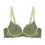 Large Size Bra Ultra-thin French Lace Sexy Anti Bulge Point Big Chest Appears Small SWD9007