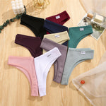 5Pcs/set Women Cotton Brazilian Panties Waffle Style S-XL Underpants Ladies Cotton Underwear Comfortable Soft Female Lingerie
