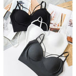 Seamless Bras For Women Deep Vneck Push Up Bra Wireless Bralette Women's Sexy Lingerie Beautiful Back Underwear Female Crop Top