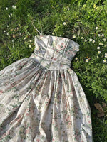 Summer Spring Floral Printed Women's Dress Elegant Retro Boho Party Dresses Elegant Vinatge A-line Maxi Vestidos 2025 New In
