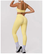 2 Pieces Sportswear Women Yoga Shorts Set Short Sleeve Sports T Shirts High Waist Hip Lifting Running Leggings Fitness Outfits