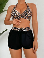 Sexy High Waist Bikini Shorts 2026 Women Swimsuit Two Piece Swimwear Female Bikinis Set Leopard Bathing Suits Brazilian Biquini