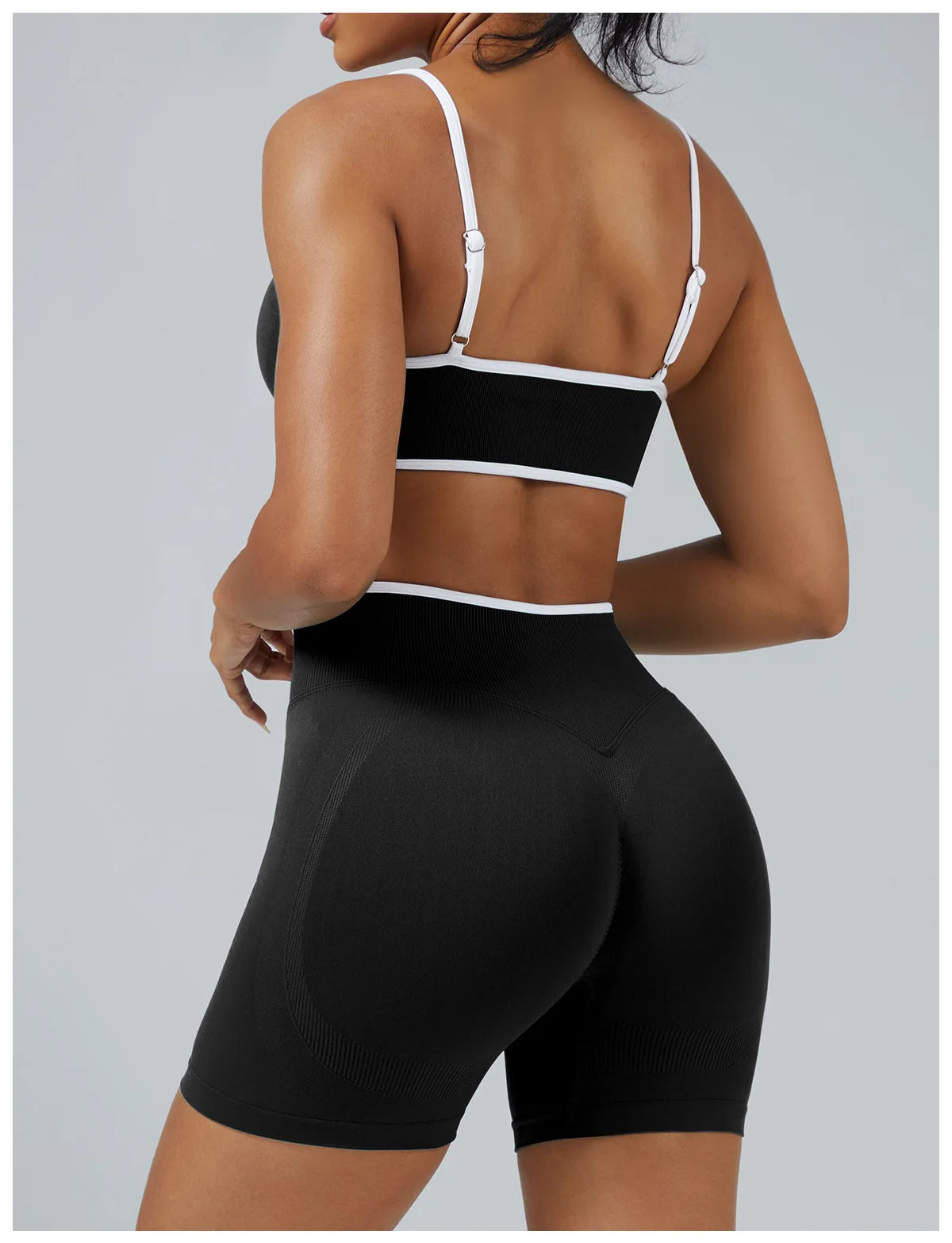 2PCS Yoga Suit Seamless Sports Set Gym Outfits Women Tracksuit Running Workout Clothes Sports Bra Athletic Wear Yoga Clothing