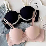 MOYISU Soutien-Gorge Français Sans Armatures 32-38 - Bralette Pureté Anti Affaissement, Set Lingerie Confort Respirant Été Léger
