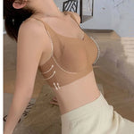 Wing Pattern Seamless Push Up Bra Women's Non-wire Bra U-Back Invisible Brasiere Sexy Lingerie Comfort Underwear Intimates M-XXL
