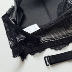Deep U Backless Bralette Triangular Soft Seamless Underwear for Women Sexy Lace Bra Ladies Low Back Transparent Bras Tank Tops