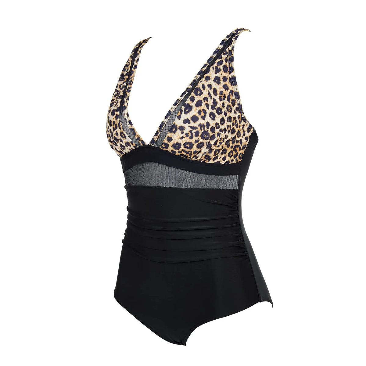 2024 Sexy One Piece Swimsuit Women Mesh Strappy Plunge Swimwear Tummy Control Bathing Suits Beach Wear Monokini Swimming Suit