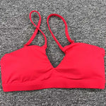 Women's Yoga Bra - Running Cross Back Breathable Naked Feel Sports Fitness Brafor Yoga Running Gym Top